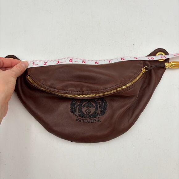 Vintage Bottega Veneta Brown Belt Bag Fanny Pack Women's - Picture 10 of 13
